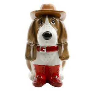 💕 Last One New Pioneer Woman Cowboy Charlie Red Boots Cookie Jar